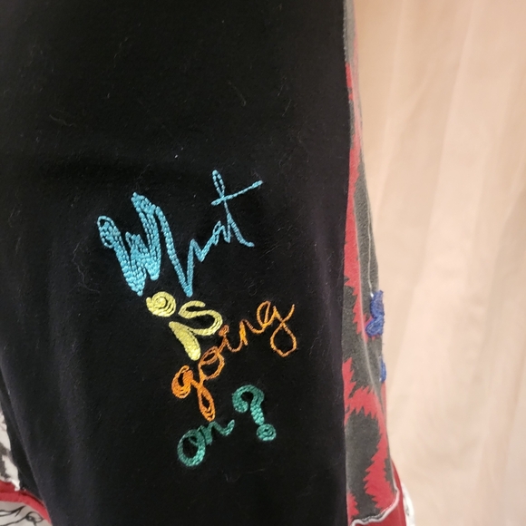 Vibrant Asymmetrical Dress with Abstract Design - Picture 6 of 7